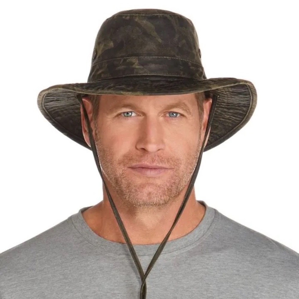 Coolibar Outback Camo Boonie Hat UPF 50+